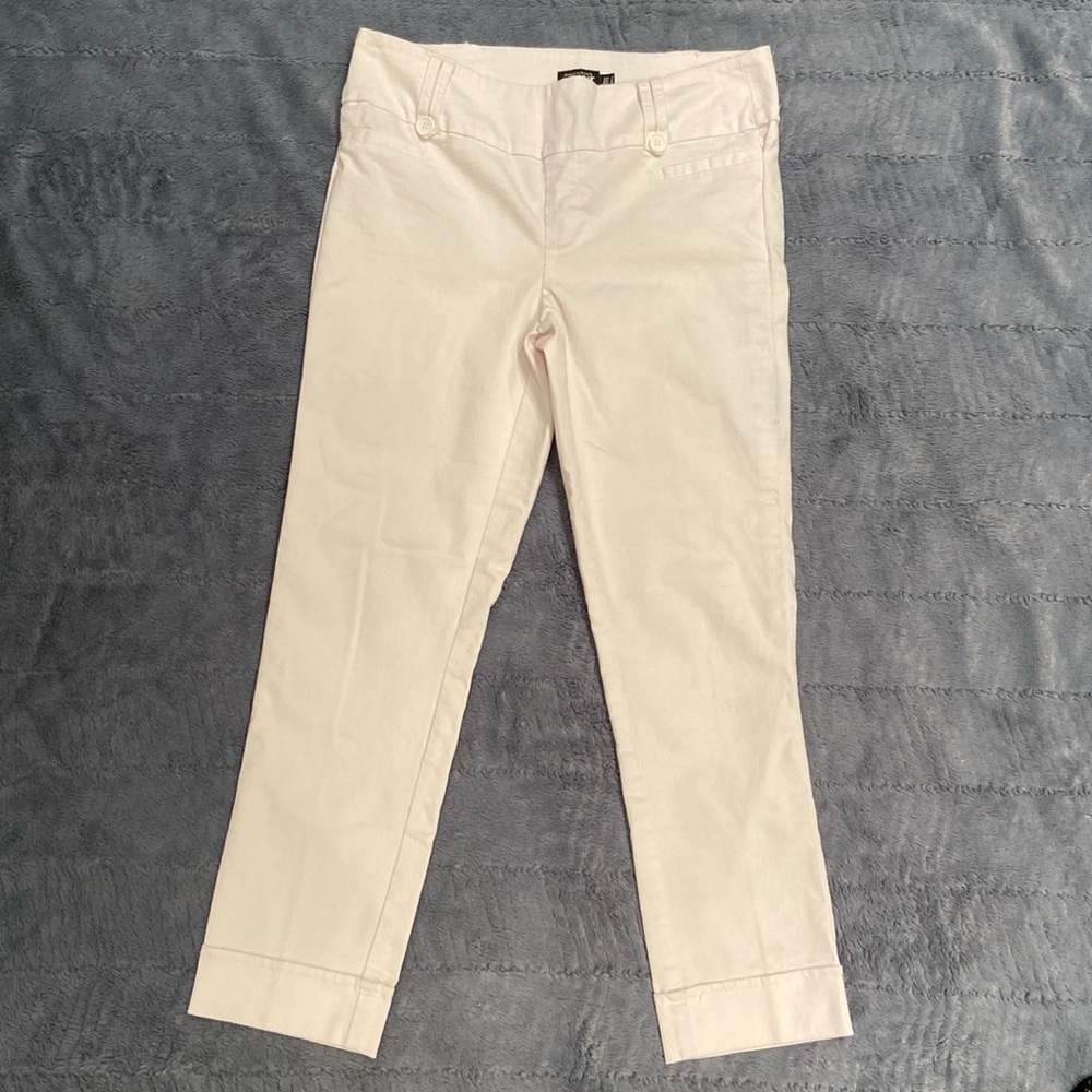 🍭3/$30 🌟 Point zero white stretch ankle pants
